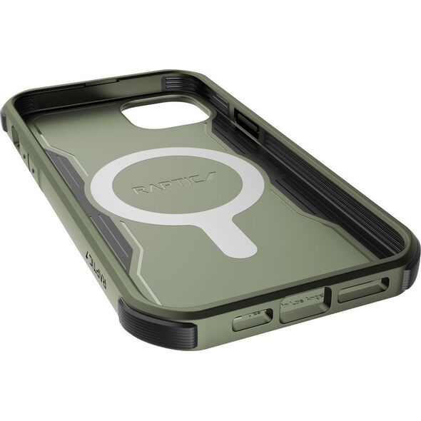 Raptic Fort Case etui iPhone 14 Pro Max z MagSafe pancerny pokrowiec zielony 12178566 6950941493659