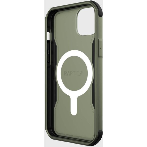 Raptic Fort Case etui iPhone 14 z MagSafe pancerny pokrowiec zielony 12178567 6950941493567