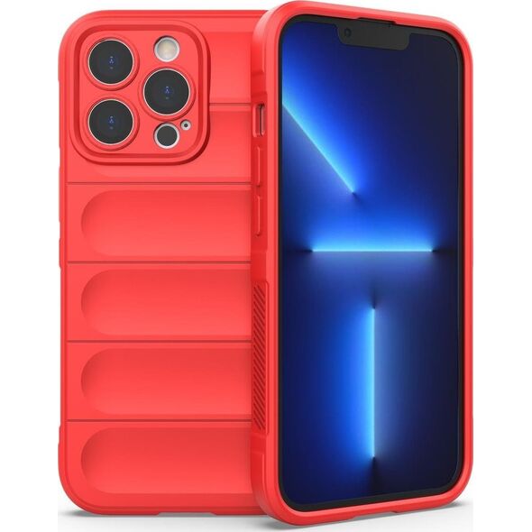 Hurtel Magic Shield Case etui do iPhone 13 Pro Max elastyczny pancerny pokrowiec czerwony 12179838 9145576258606