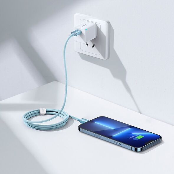 Kabel USB Baseus USB-C - Lightning 1.2 m Jasnoniebieski (BSU3637) 12180052 6932172614461