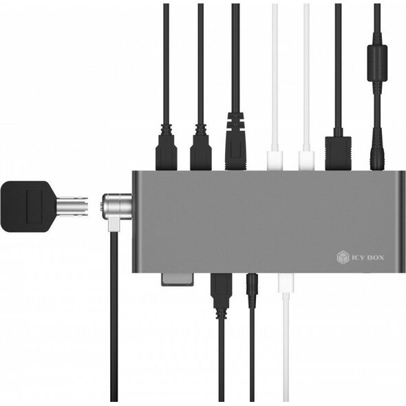 Stacja/replikator Icy Box Thunderbolt 4 (IB-DK8801-TB4) 12194752 4250078172710