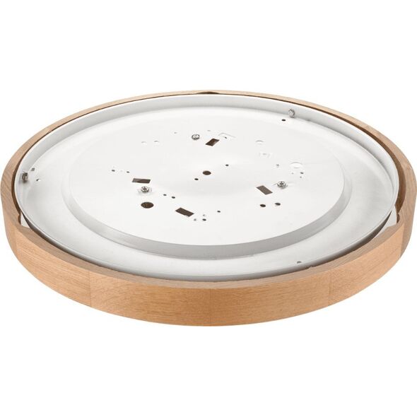 Lampa sufitowa Lamkur Plafon drewniany dębowy LED 3-punktowy wypukły 47cm 12287194 5907687441308