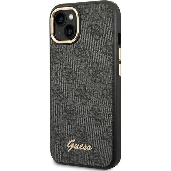 Guess Guess GUHCP14SHG4SHK iPhone 14 6,1" czarny/black hard case 4G Vintage Gold Logo NoSize 12293859 3666339065201