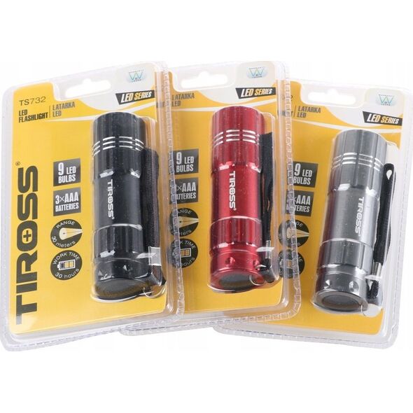Latarka Gols Plus KIESZONKOWA LATARKA TIROSS 9 LED 12296772 5907076919302