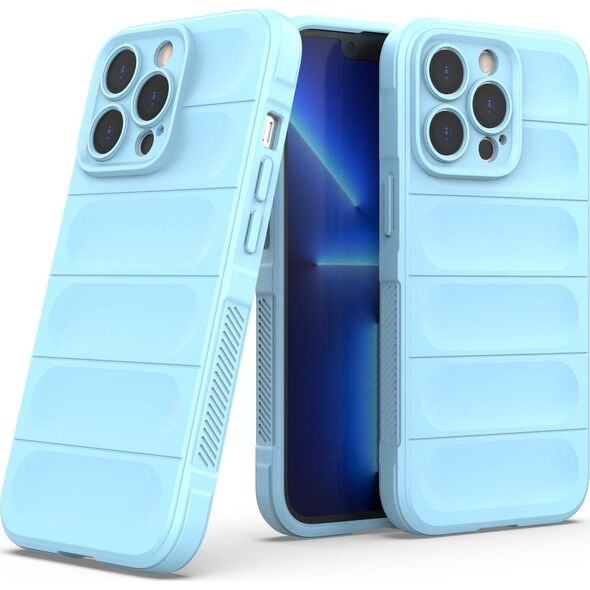Hurtel Magic Shield Case etui do iPhone 13 Pro Max elastyczny pancerny pokrowiec jasnoniebieski 12299419 9145576258637