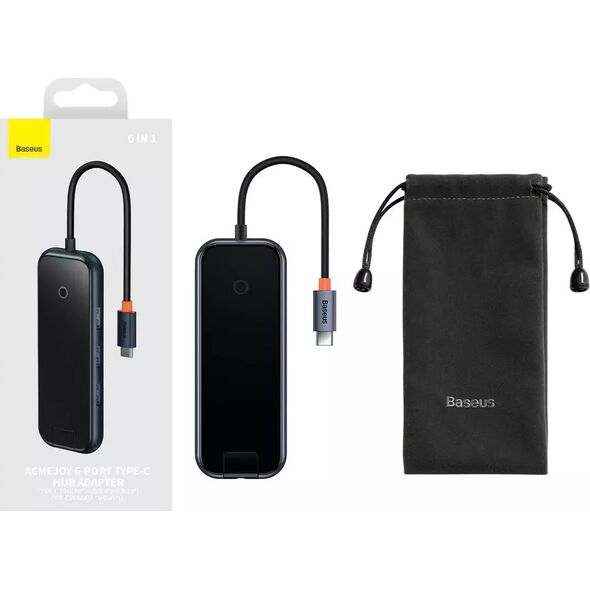 HUB USB Baseus 1x USB-C  + 3x USB-A 3.0 (WKJZ010013) 12321071 6932172613891