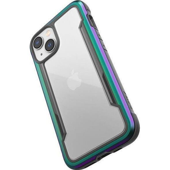 X-doria X-Doria Raptic Shield - Etui aluminiowe iPhone 14 (Drop-Tested 3m) (Iridescent) 12326011 6950941494014