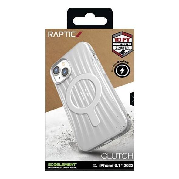 X-doria X-Doria Raptic Clutch MagSafe - Biodegradowalne etui iPhone 14 (Drop-Tested 3m) (Clear) 12326015 6950941493208