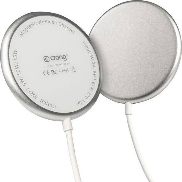 Ładowarka Crong Indukcyjna  (CRG-MS15W-SLV) 12326018 5904310702164