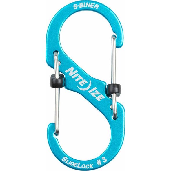 NiteIze Karabinek Nite Ize S-Biner Slidelock #3 Blue 12363120 94664041790