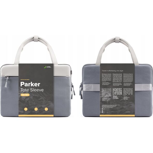 Torba Jcpal JCPal Parker Tote Sleeve - torba do MacBook 13/14" szara 12363978 6954661864447