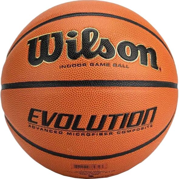 Wilson Piłka do koszykówki Evolution Pomarańczowa r. 6 (WTB0586XBEMEA) 12364169 887768789350