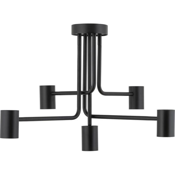 Lampa sufitowa Sigma 5-płomienna lampa sufitowa Luis do przedpokoju czarna 12400398 5905143280270