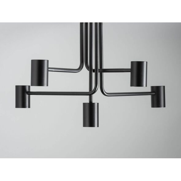 Lampa sufitowa Sigma 5-płomienna lampa sufitowa Luis do przedpokoju czarna 12400398 5905143280270