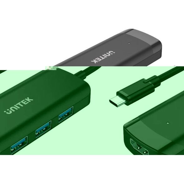 HUB USB Unitek H1110B 3x USB-A 3.1 Gen1 (H1110B) 12404719 4894160043900