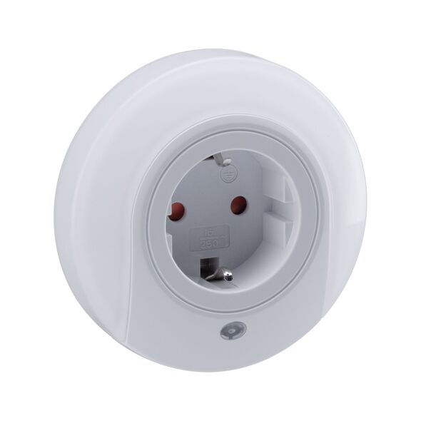 Lampka wtykowa do gniazdka Paulmann Esby oświetlenie nocne Wtyczka Biały 0,2W 3000K Sensor 12408351 4000870924945