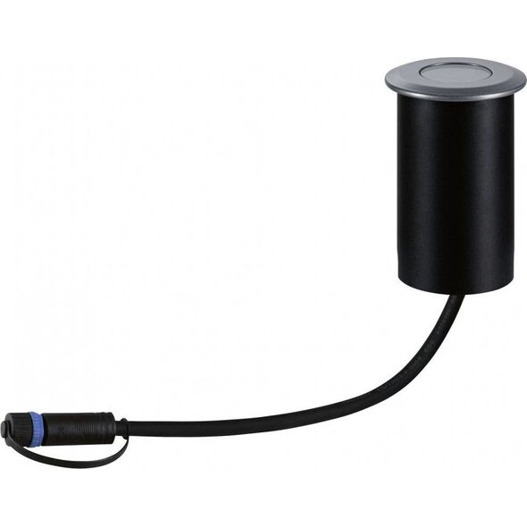 Paulmann Outdoor Plug & Shine Floor 7W IP65 230V 3000K Szary/ Aluminium 12408356 4000870943700
