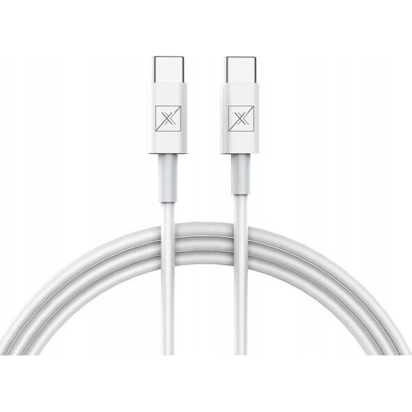 Ładowarka Maxximus ŁAD. SIECIOWA MX ALFA 20W PD+QC, USB-A+C + KABEL C/C 20W PD, WHITE/BIAŁY 12419849 5901313560791