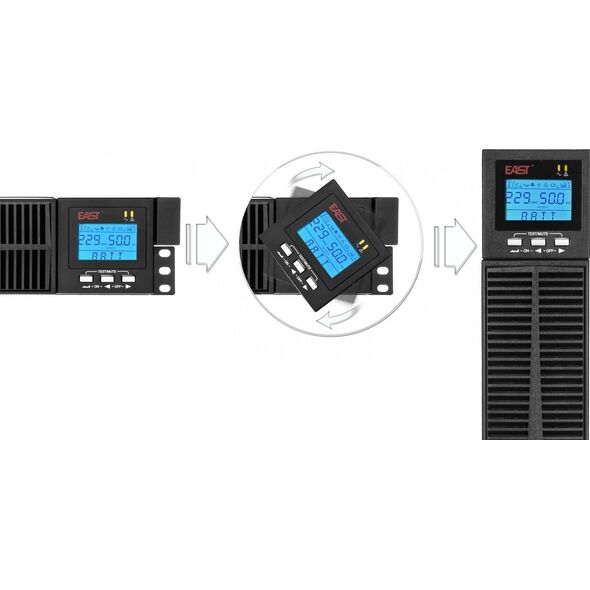 UPS EAST AT-UPS1000BK-RACK 12463030 5902887074677