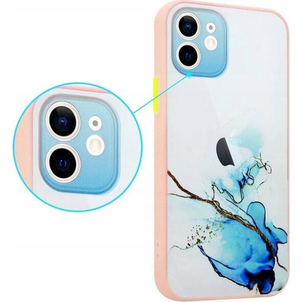 Maxximus MX AQUARELLE IPHONE 12 PRO NIEBIESKO-BIAŁY / NAVY-WHITE 12467573 5901313072553