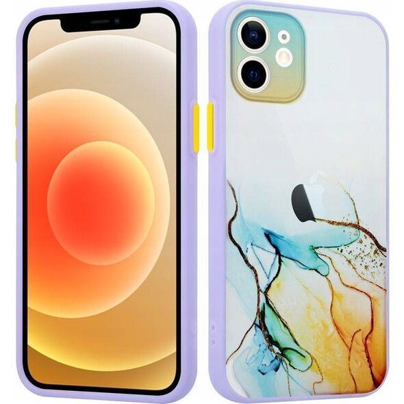 Maxximus MX AQUARELLE IPHONE XS MAX ŻÓŁTO-NIEBIESKI / YELLOW-NAVY 12467591 5901313072256
