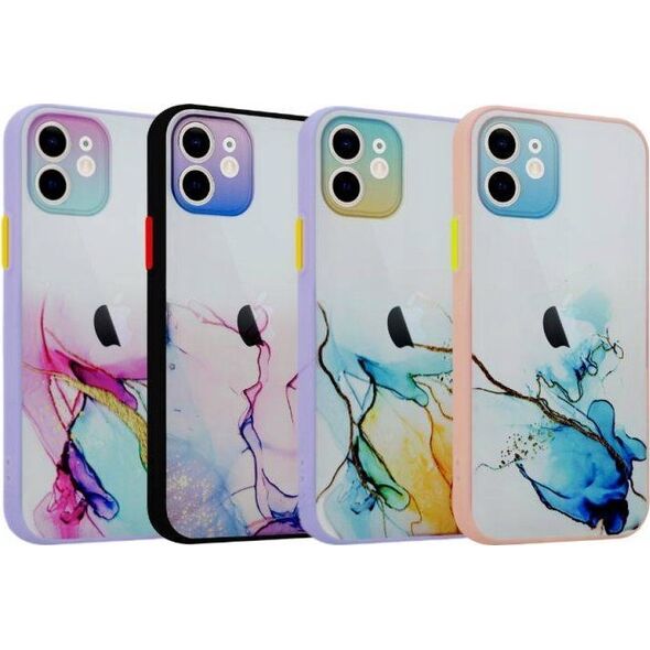 Maxximus MX AQUARELLE IPHONE XS MAX ŻÓŁTO-NIEBIESKI / YELLOW-NAVY 12467591 5901313072256