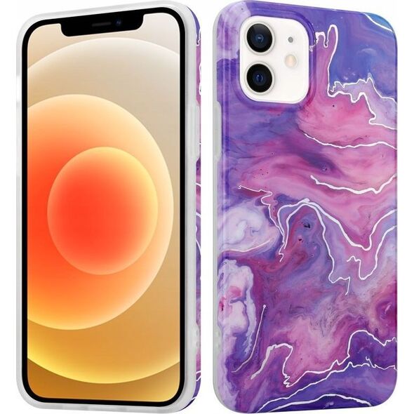 Maxximus MX MARBLE IPHONE 13 PINK / RÓŻOWY 12467679 5901313073475