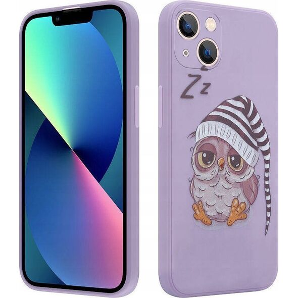 Maxximus MX OWL SLEEPY SAMSUNG A72 4G/5G PURPLE / FIOLETOWY 12467820 5901313075042