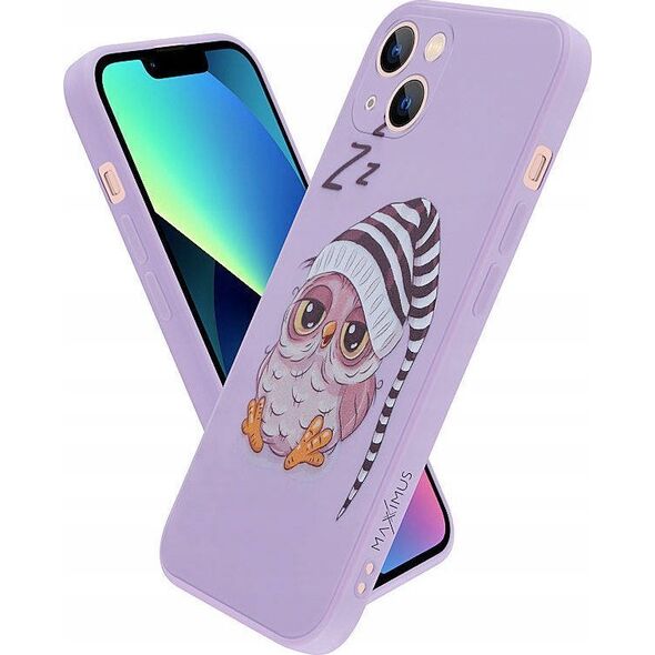 Maxximus MX OWL SLEEPY SAMSUNG A72 4G/5G PURPLE / FIOLETOWY 12467820 5901313075042