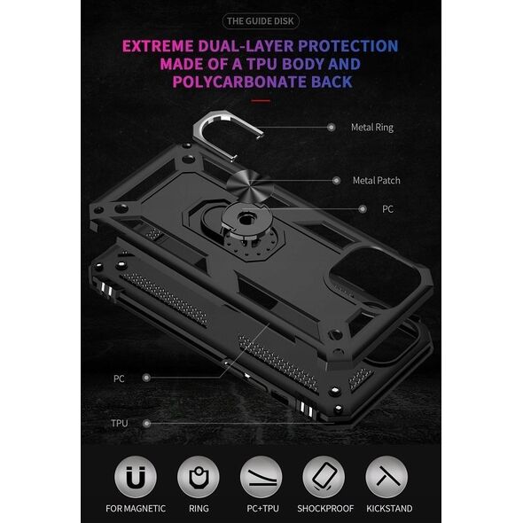OEM Etui MILITARY ARMOR Iphone 13 PRO czarny 12468295 5901313835455