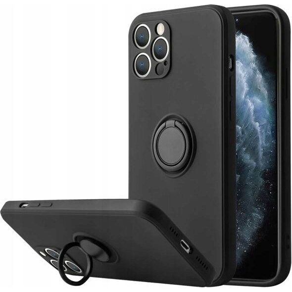 OEM Etui Silicon Ring do Iphone 13 PRO MAX czarny 12468353 5901313834953