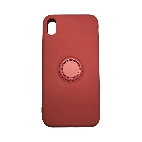 OEM Etui Silicon Ring do Iphone X/XS jasno czerwony 12468395 5901313834540