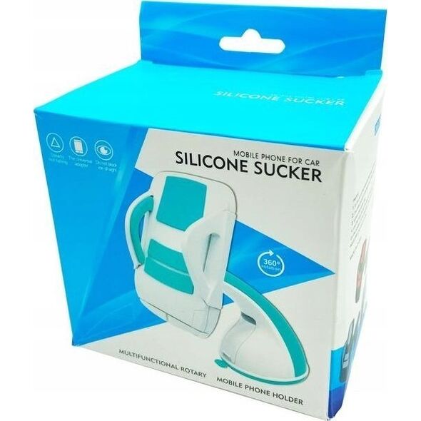 OEM UCHWYT SAMOCHODOWY TC-080 DO SZYBY WHITE / GREEN, BIAŁO-ZIELONY 12468813 5901313414032