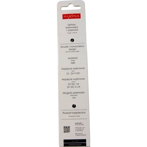 Ładowarka OEM ŁAD SAM MICRO USB 2A czarna, bulk 12468839 5901313413226