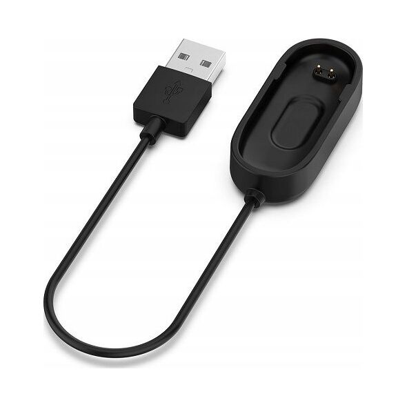 OEM ŁADOWARKA USB MI BAND / SMART BAND M4 BLACK / CZARNY, 20CM 12468847 5901313560852