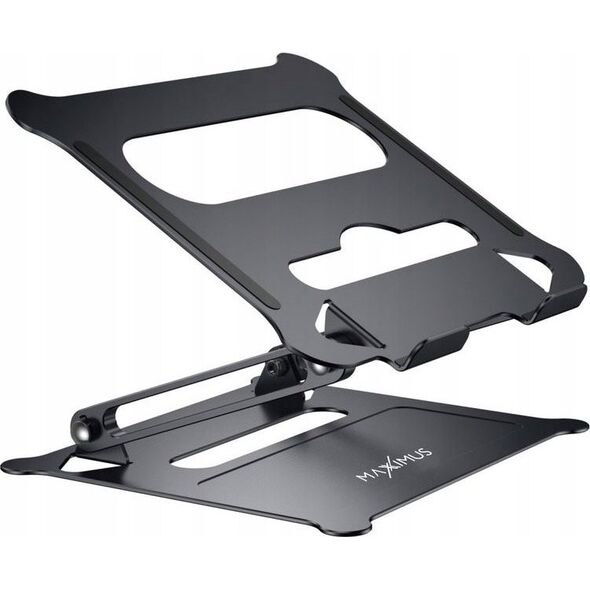 Maxximus MAXXIMUS FOLD PRO LAPTOP STAND GRAY/SZARY, regulowana podstawka 12480483 5901313414094
