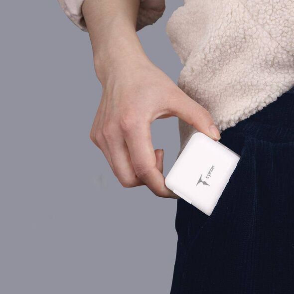 Ładowarka T-Phox ŁAD SIEC T-PHOX MEGA T-PP09 GAN PD 65W USB/USB-C WHITE 12480554 6974670440968
