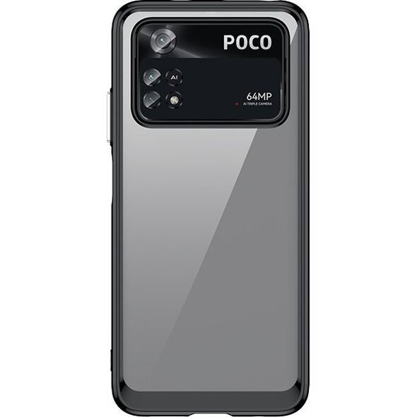 Hurtel Outer Space Case etui Xiaomi Poco M4 Pro pokrowiec z elastyczną ramką czarne 12514440 5907769310829