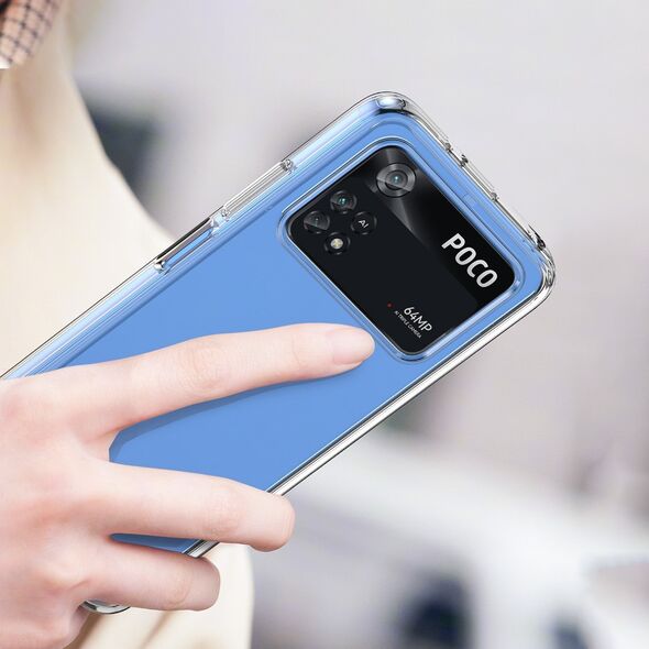 Hurtel Outer Space Case etui Xiaomi Poco M4 Pro pokrowiec z elastyczną ramką czarne 12514440 5907769310829