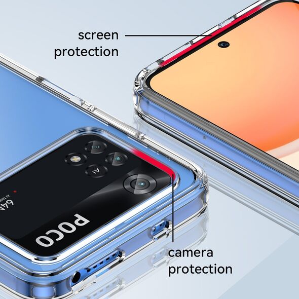 Hurtel Outer Space Case etui Xiaomi Poco M4 Pro pokrowiec z elastyczną ramką czarne 12514440 5907769310829