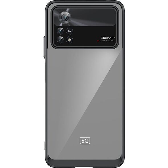 Hurtel Outer Space Case etui Xiaomi Poco X4 Pro 5G pokrowiec z elastyczną ramką czarne 12514441 5907769310799