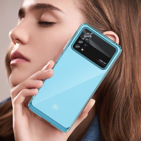 Hurtel Outer Space Case etui Xiaomi Poco X4 Pro 5G pokrowiec z elastyczną ramką czarne 12514441 5907769310799
