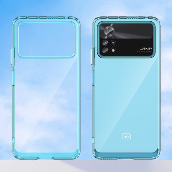 Hurtel Outer Space Case etui Xiaomi Poco X4 Pro 5G pokrowiec z elastyczną ramką czarne 12514441 5907769310799
