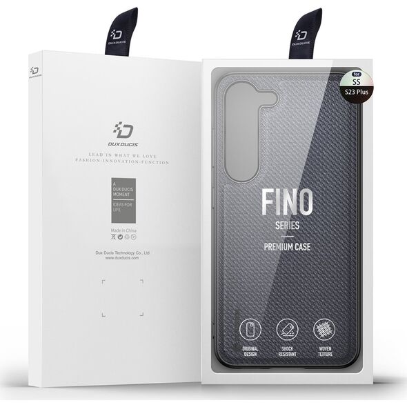 Dux Ducis Dux Ducis Fino etui Samsung Galaxy S23+ pokrowiec z silikonową ramką szare 12514495 6934913031216