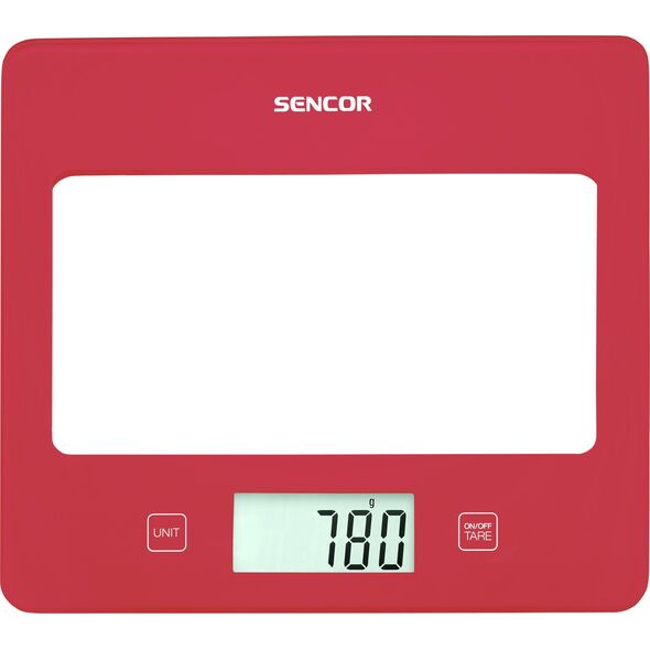 Waga kuchenna Sencor SKS 5034RD czerwona 12514964 8590669315055