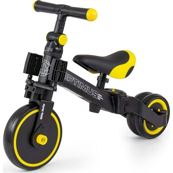 Milly Mally Rowerek 3w1 Optimus Black 12515361 5901761128222