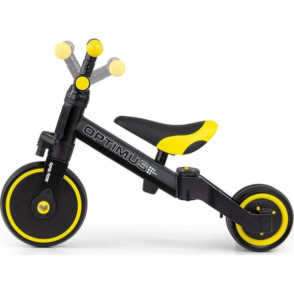 Milly Mally Rowerek 3w1 Optimus Black 12515361 5901761128222