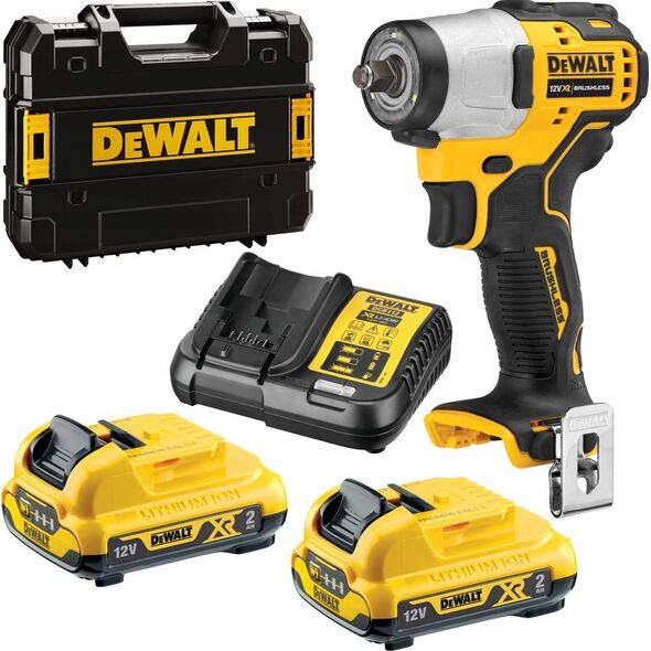 Klucz udarowy Dewalt DEWALT.KLUCZ UDAROWY 3/8" 12V DCF902D2 168Nm 2x2,0Ah TSTAK 12515363 5035048711033