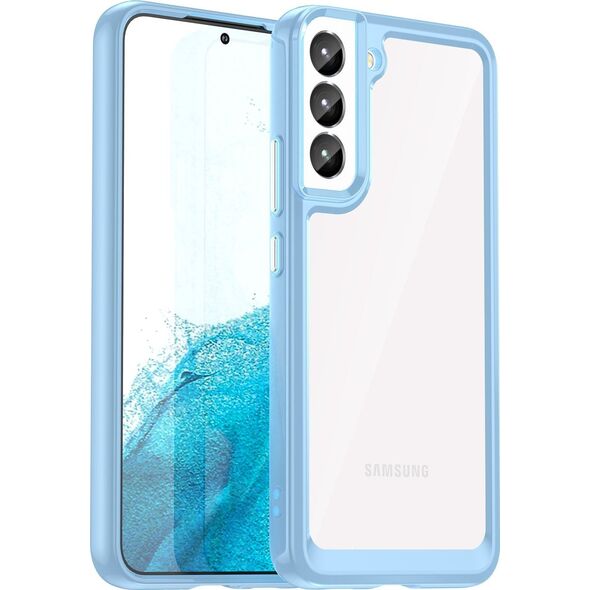 Hurtel Outer Space Case etui Samsung Galaxy S23 pokrowiec z elastyczną ramką niebieskie 12516717 5907769310621