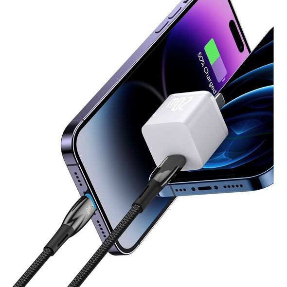 Kabel USB Baseus USB-C - Lightning 2 m Czarny (CADH000101) 12517931 6932172617875